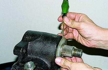 Регулировка рулевого механизма с гидроусилителем автомобиля Соболь