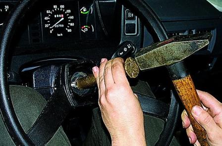 Снятие и разборка рулевой колонки автомобиля Соболь 