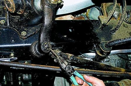 Замена рулевых тяг и их шарниров автомобиля Соболь