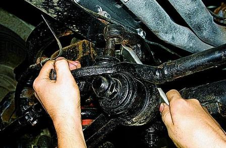 Замена рулевых тяг и их шарниров автомобиля Соболь