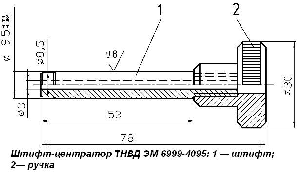 Штифт-центратор ТНВД ЗМ 6999-4095