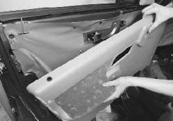 Снятие и установка обивки передней двери УАЗ Патриот