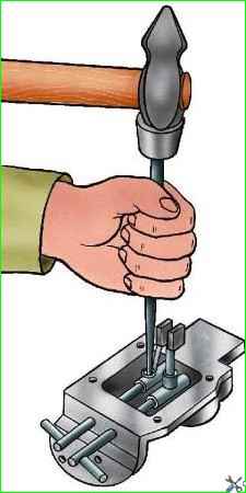 Desmontaje y caja de transferencia defectuosa
