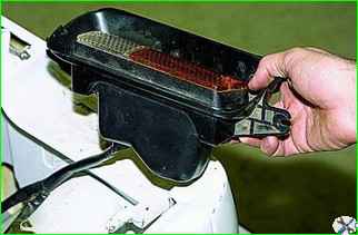 Extracción de la lámpara delantera, reemplazo de lámparas