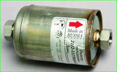 Как заменить топливный фильтр ВАЗ-2107-20