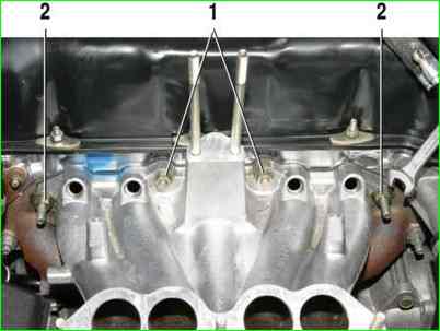 Замена прокладки впускной трубы и выпускного коллектора