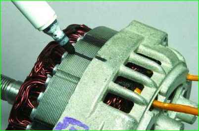 Снятие и разборка генератора