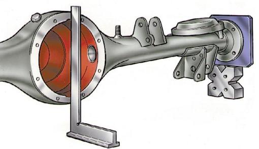 Проверка балки заднего моста автомобиля ВАЗ классика 