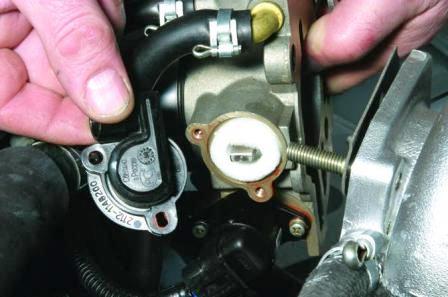 снимаем датчик