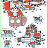 Demontage des Lenkmechanismus ZIL-5301